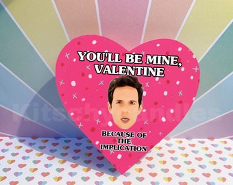 Dennis Reynolds Valentine Heart  sticker can fit on Russell Stover  chocolate heart box.  It’s Always Sunny in Philadelphia