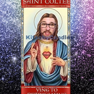 Saint Coltee candle label 90 day fiance  Colt