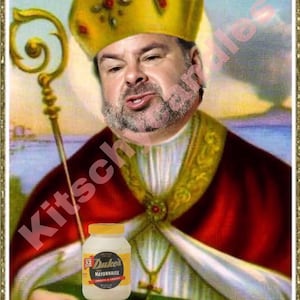 90 Day Fiance  Label for Sant Prayer Candle Big Ed Maestro of Mayo