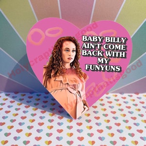 Baby Billy Valentine Sticker / Label- Works Great on Russell Stover Chocolate Heart Box. Righteous Gemstones