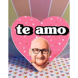Mike TE Amo 90 Day Fiance sticker can fit on Russell Stover chocolate heart box