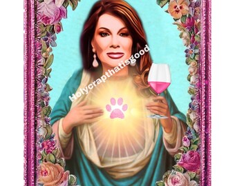 Lisa Vanderpump  for Prayer Candle. *sticker only * LVP RHOBH