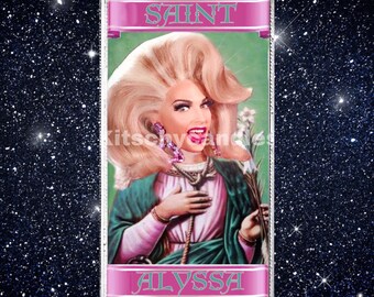 Alyssa Edwards Label  for Prayer / Saint Candle. *Label Only * RuPaul's Drag Race