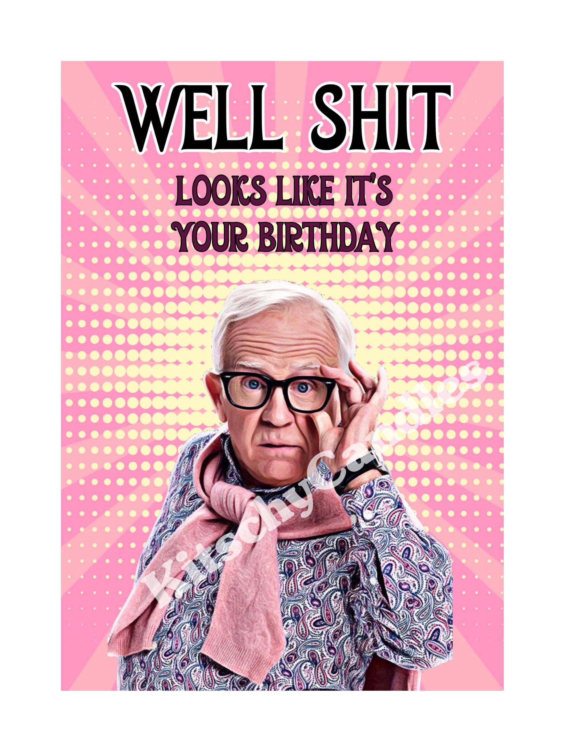 Leslie Jordan Birthday Card - Etsy