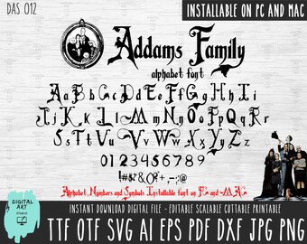 Download Addams Family Svg Etsy