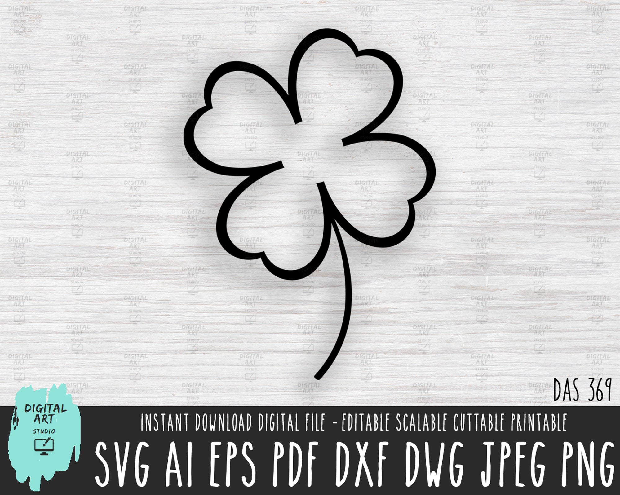 Four Leaf Clover Outline Images – Browse 6,870 Stock Photos, Vectors, and  Video