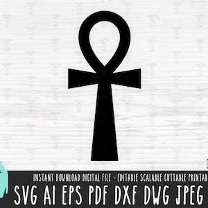Ankh Cross SVG, Egyptian Hieroglyphic Cut File (digital Download) - Etsy