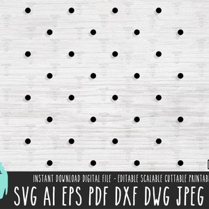 Polka Dot seamless pattern SVG, Polka background, Dot repeat texture vector file, Circle design Cricut, Dot spot digital download png 391