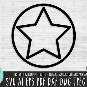 Insigne étoile de l'armée SVG, téléchargement numérique héros soldat, fichier vectoriel de récompense soldat, clipart emblème de la marine, insigne militaire Cricut png 399