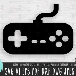ビデオゲームアイコン SVG、コマンドソリッドベクターファイル、ジョイスティックアイコンコマンドシルエット Cricut Procreate、Ps4 Ps5 ゲームデジタルダウンロード PNG 350