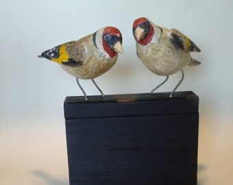 文鳥の木彫り - Etsy 日本