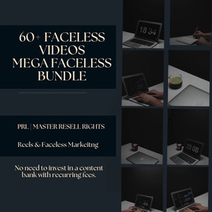 Men Faceless Reels for with Master Resell Rights (MRR) and Private Label Rights (PLR) | Done For You Faceless Aesthetic on canva.