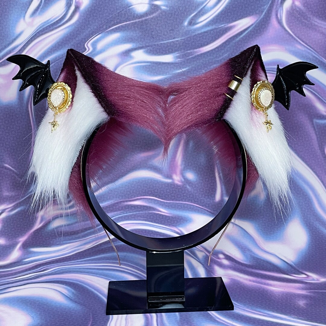 Cat Fur Ears/neko/furry/cosplay/costume/fur/ears/pet Play/nekomimi/neko