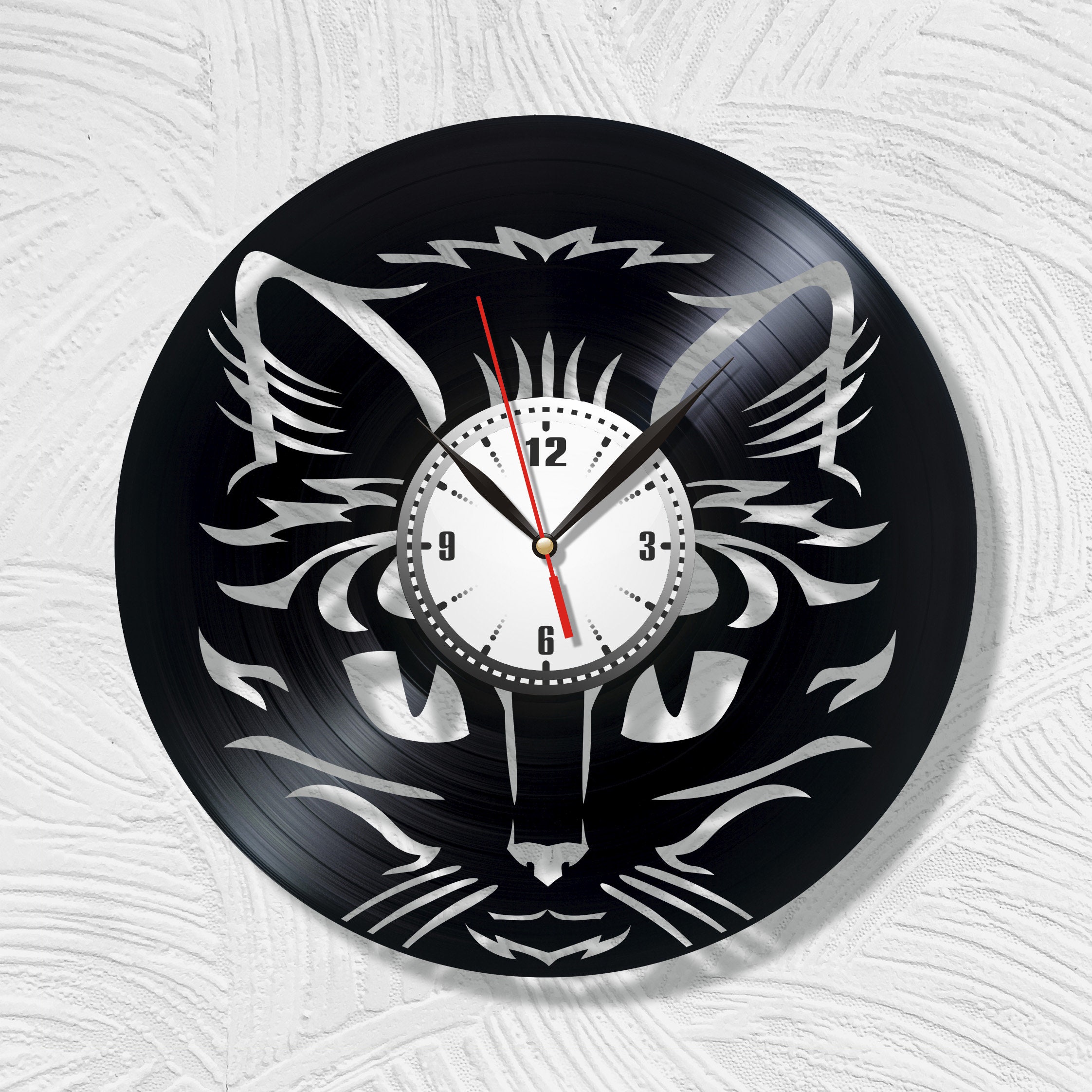 vintage black cat clock Google Search Kit cat clock, Kit kat clock