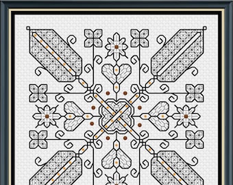 Blackwork Starburst