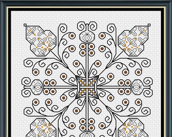 Blackwork Flourish