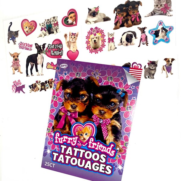 Dog Temporary Tattoo Etsy