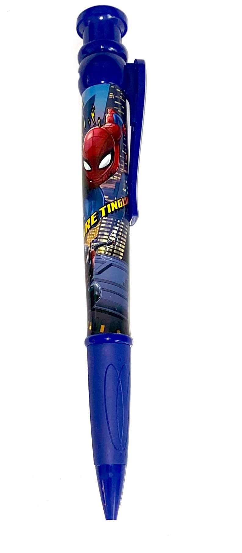 Marvel Spiderman Jumbo Large Ink Pen Etsy