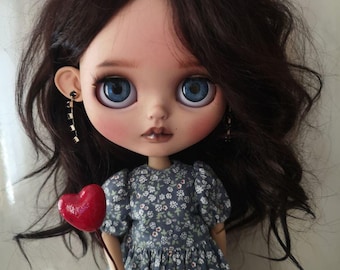 Custom blythe doll amazing natural hairs