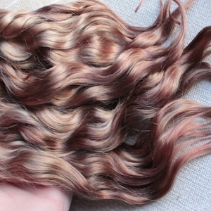 Mohair for dolls, Mohair doll hair, Premium angora hair, reborn hair, 17-18sm  0.35 oz
