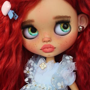 Blythe doll Ariel/Custom doll/ Blythe with natural hair/ DHL shipping