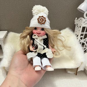 15cm BJD Doll - Articulated Ball Jointed Doll - Mini BJD.