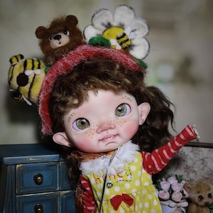 Blythe doll / blythe with natural hair / ooak / free DHL shipping