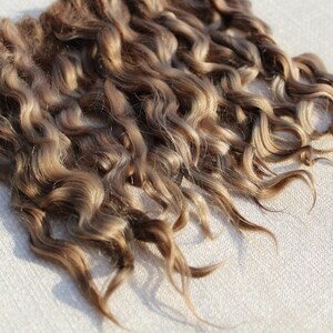 Mohair for dolls, Mohair doll hair, Premium angora hair, reborn hair, 17-18sm  0.35 oz
