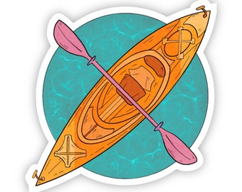 Kayaking Sticker