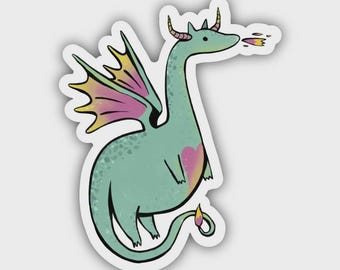 Dragon Fairytale Sticker