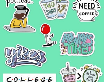 College Student Sticker Pack