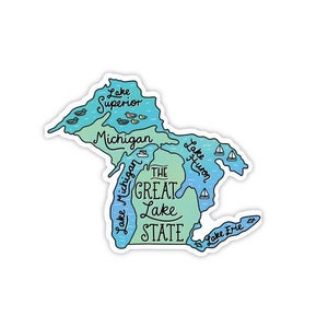 The Great Lake State - Michigan Sticker