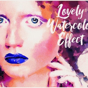Photo To Watercolor Effect | Lovely Watercolor Effect | Photoshop Actions