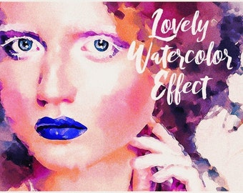 Foto-aquarel-effect | Mooie aquarel effect | Photoshop-acties