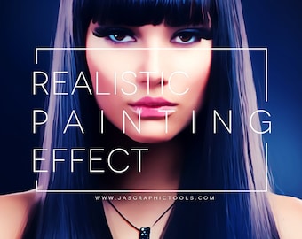 Realistische schilderij effect acties V.1