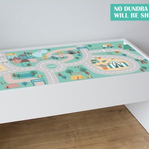 Family trip decal for IKEA Dundra activity table (Dundra table NOT included)
