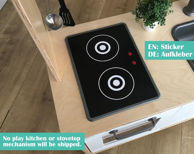 Replacement hob sticker for Duktig play kitchen (stovetop NOT included)