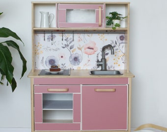 Dusty pink sticker set for IKEA Duktig play kitchen (play kitchen is NOT included)