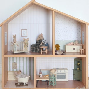 Dream Home Aufkleber für IKEA Flisat Puppenhaus (Puppenhaus nicht enthalten)
