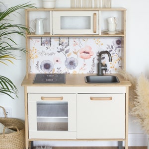 Sandbeige Aufkleber für IKEA Duktig Spielküche Spielküche ist NICHT enthalten Bild 1
