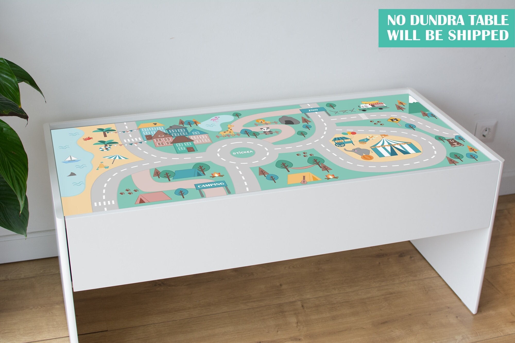 IKEA Dundra Table Decal: Family Trip Sticker - Etsy