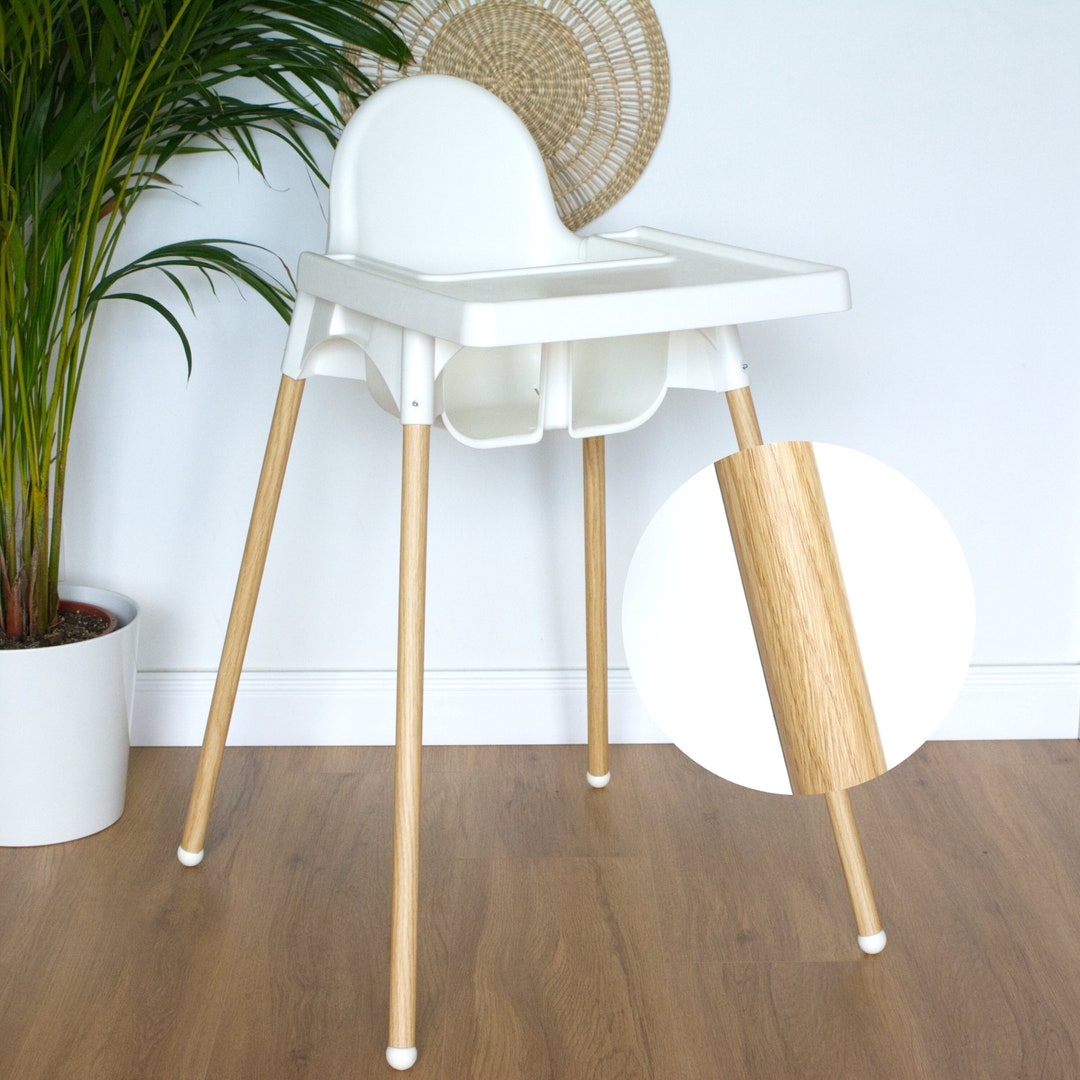 Bamboo Leg Wraps for IKEA Antilop Highchair (set of Stickers)