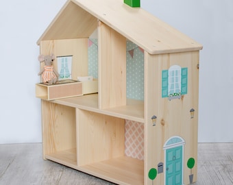 Windows decal for dollhouse (dollhouse not included)