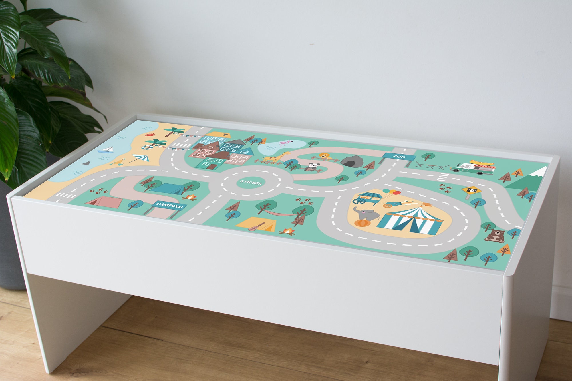 IKEA Dundra Table Decal: Family Trip Sticker - Etsy