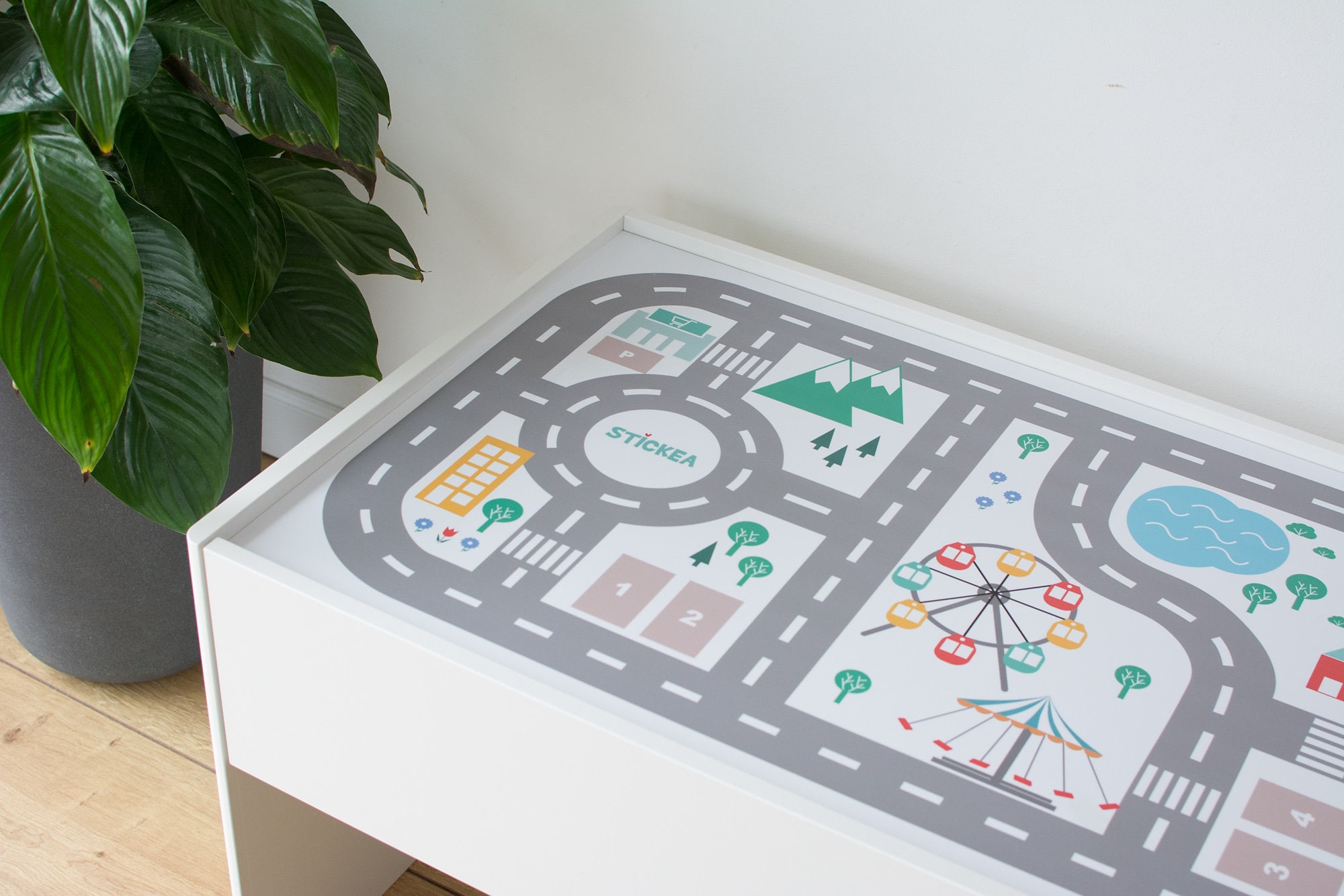 City Roads Decal for IKEA Dundra Activity Table dundra Table Etsy
