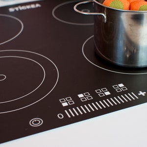 Play kitchen hob sticker for IKEA Stuva, Trofast, Malm, Eket furniture NOT included image 3