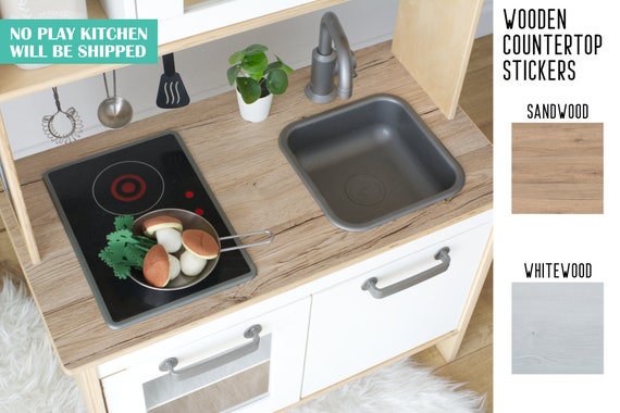 Adhesivo de encimera de madera para cocina de juguete IKEA - Etsy México Adhesivo de encimera de madera para cocina de juguete IKEA - Etsy México