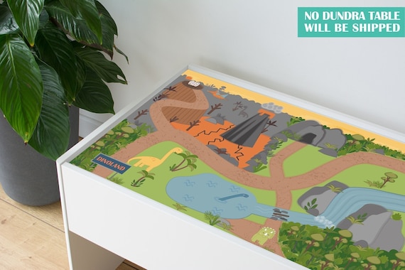 Bedreven driehoek les Dinoland Decal for IKEA Dundra Activity Table dundra Table - Etsy