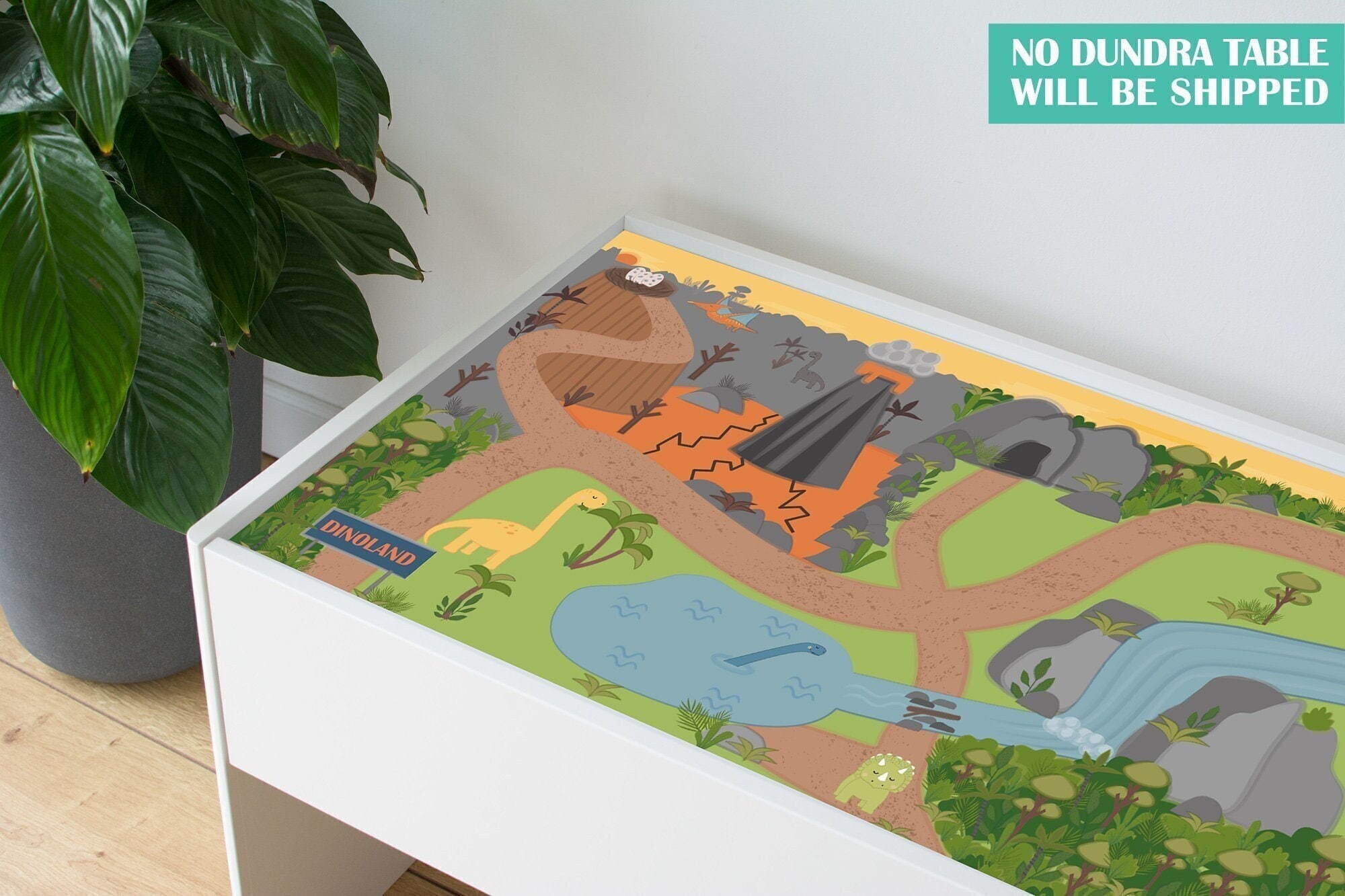 Dinoland Decal for IKEA Dundra Activity Table dundra Table Etsy