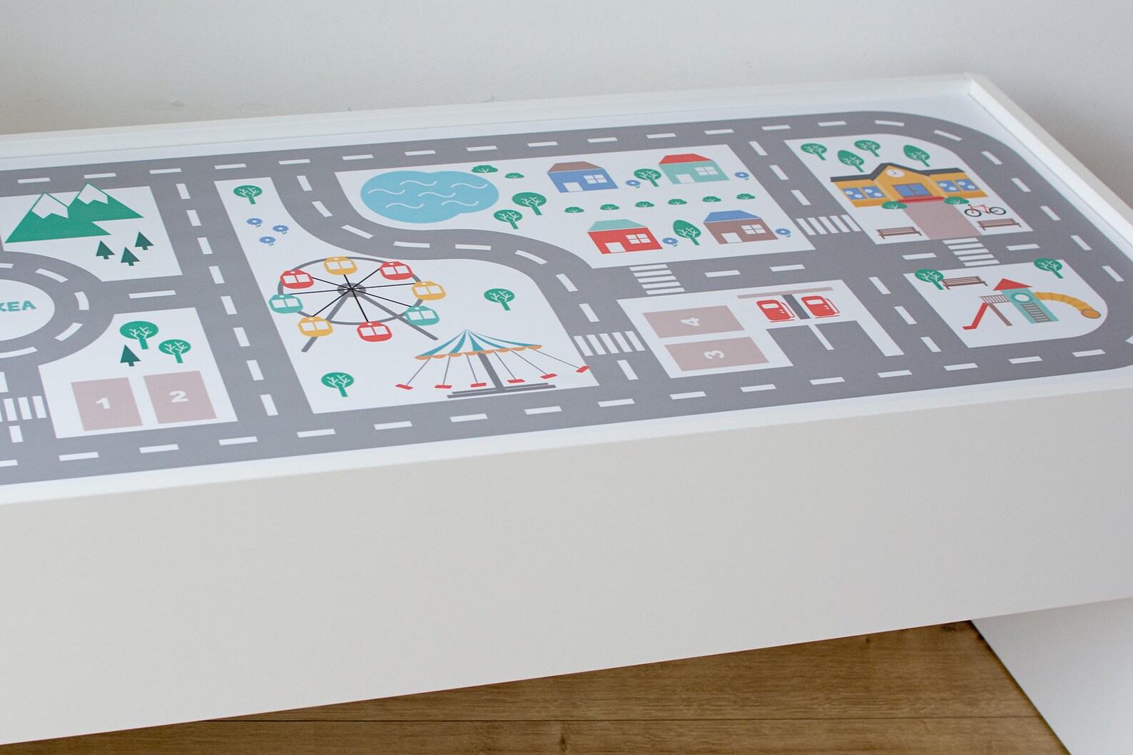 City Roads Decal for IKEA Dundra Activity Table dundra Table Etsy